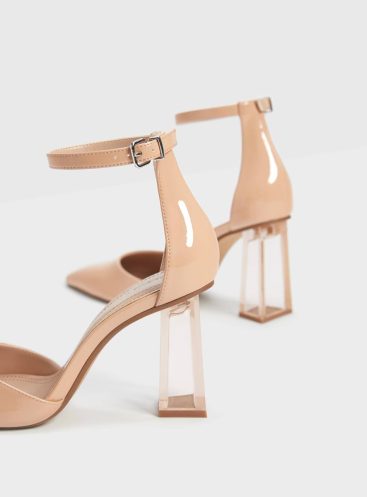 Methacrylate high heel shoes