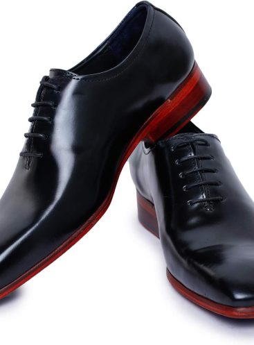 Handcrafted Wholecut Oxford Men's Genuine Leather Lace Up Dress Shoes