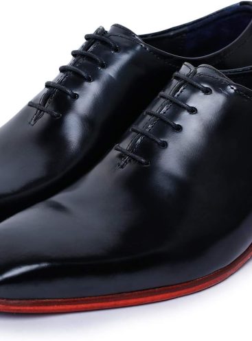 Handcrafted Wholecut Oxford Men's Genuine Leather Lace Up Dress Shoes