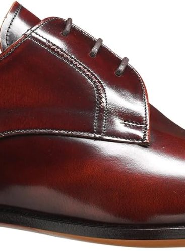 Men's Handmade Leather Oxford Derby Shoes – Goodyear Welted, Full Leather Sole & Lining, Classic Formal Dress Shoes for Business & Weddings
