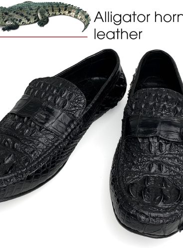 Men’s Alligator Slip-On Loafer Custom Penny Loafer Moccasin Driving Shoes Flats Boat Shoes Oxford Comfortable Crocodile Leather Belly Hornback Business Formal Shoe Handmade Vietnamese